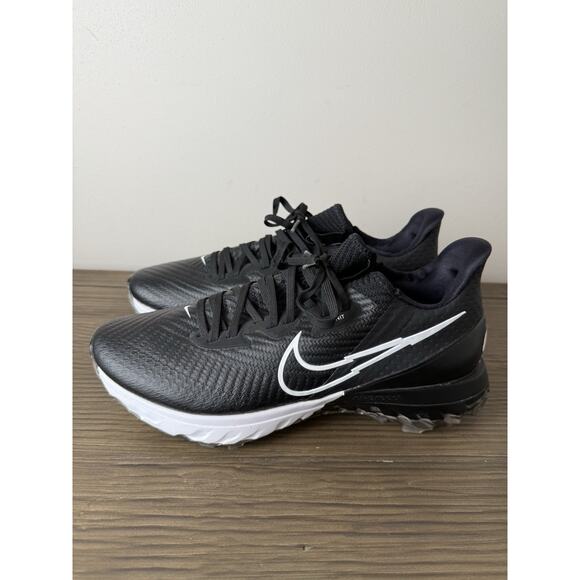 Nike Air Zoom Infinity Tour Golf Shoes FlyKnit Black White Spikes Men\'s 8 main image 6
